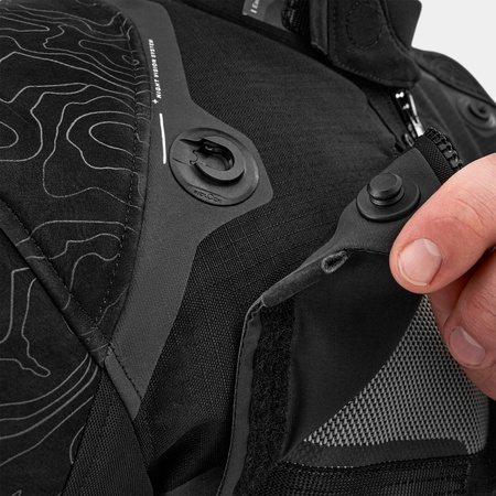 Kurtka tekstylna SHIMA TRACKER BLACK czarny