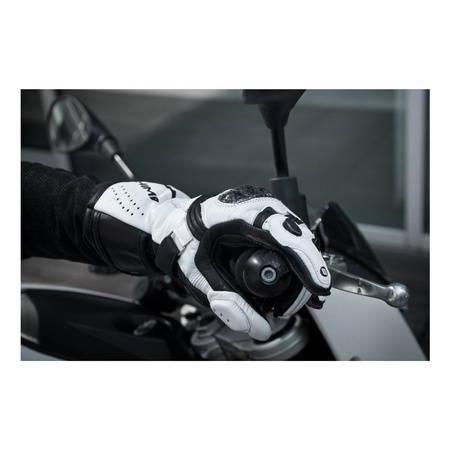 Rękawice sportowe damskie SHIMA ST-2 LADY WHITE biały czarny