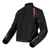 Kurtka tekstylna damska OZONE FLOW LADY BLACK/PINK czarny różowy