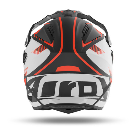 Kask integralny AIROH COMMANDER BOOST ORANGE MATT pomarańczowy szary czarny