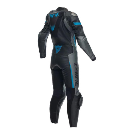 Kombinezon jednoczęściowy damski DAINESE GROBNIK PERFORATED LADY BLACK/ANTHRACITE/TEAL czarny szary niebieski