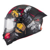 Kask integralny AXXIS FENIX HOPLITA B5 MATT czarny czerwony żółty