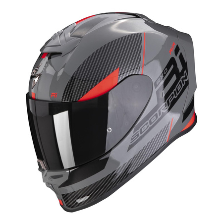 Kask integralny SCORPION EXO-R1 EVO AIR FINAL GREY/BLACK/RED szary czerwony czarny