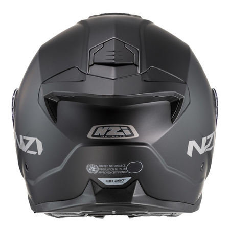 Kask szczękowy NZI COMBI 3 DUO MATT BLACK czarny mat