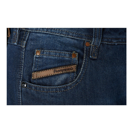 Jeansy motocyklowe damskie FURYGAN KATE X KEVLAR MEDIUM BLUE granatowy niebieski