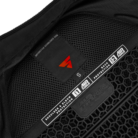 Kurtka tekstylna SHIMA RUSH 2.0 VENTED BLACK czarny