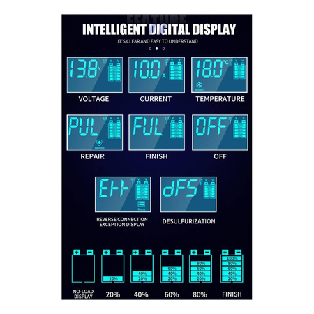 Ładowarka prostownik do akumulatora FREEDCONN RJ-C 121001A