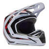 Kask cross FOX V1 KAIROS WHITE/FLUO RED biały czerwony fluo