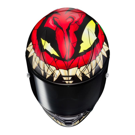 Kask integralny HJC RPHA 1 TOXIN MARVEL czerwony zielony żółty