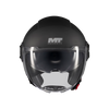 Kask otwarty MT VIALE SV S PURE BLACK MATT czarny mat