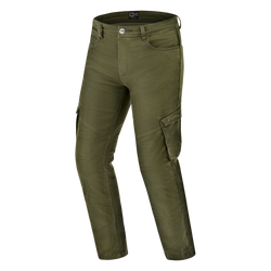 Jeansy motocyklowe VORG REVO GREEN zielony