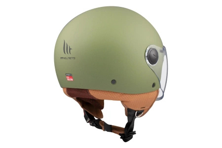 Kask otwarty MT STREET S SOLID GREEN zielony