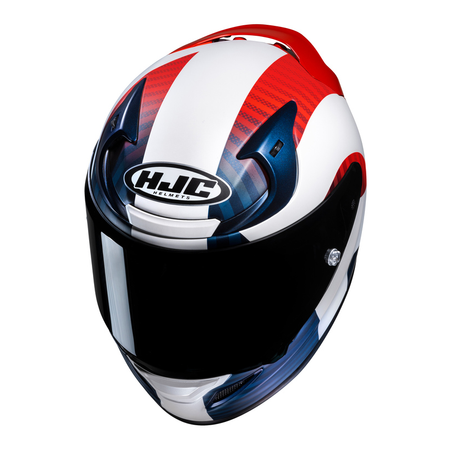 Kask integralny HJC RPHA 12 OTTIN WHITE/RED niebieski czerwony biały