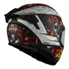 Kask integralny AXXIS HAWK EVO SV SKETCHBOOK B2 MATT czerwony czarny biały