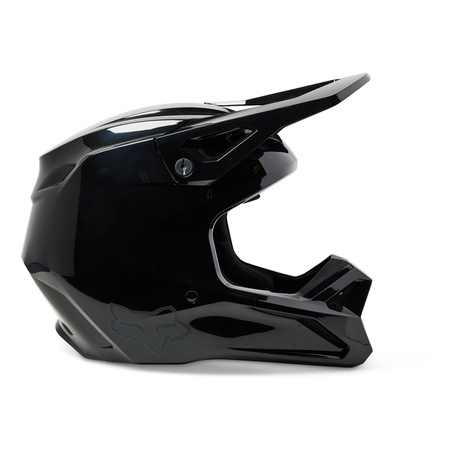 Kask cross FOX V1 SOLID BLACK czarny