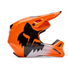 Kask cross dziecięcy FOX JUNIOR V1 SHIELD FLUO ORANGE pomarańczowy fluo czarny