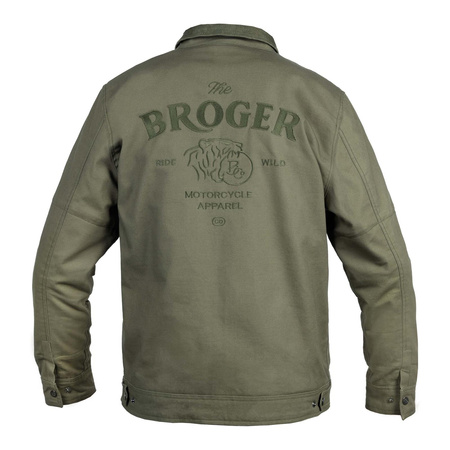 Kurtka tekstylna BROGER MONTANA OLIVE GREEN zielony
