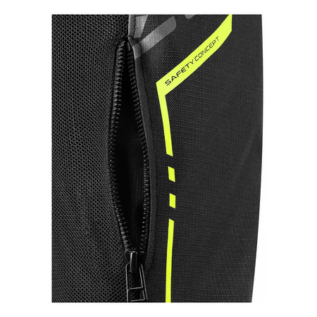Kurtka tekstylna SECA AIRFLOW III BLACK/RED/FLUO czarny czerwony żółty fluo