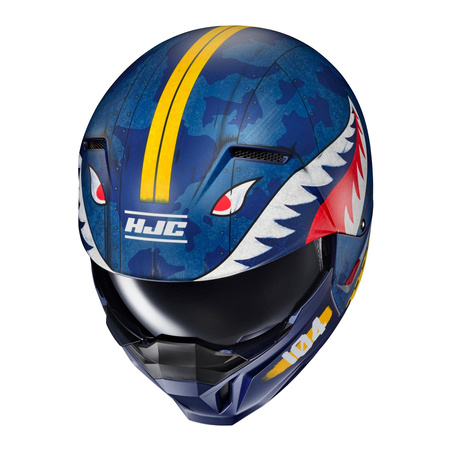 Kask otwarty HJC I20 VANGUARD CALL OF DUTY BLUE/YELLOW niebieski żółty