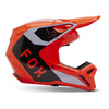 Kask cross FOX V1 LEAN FLUORESCENT ORANGE pomarańczowy fluo biały