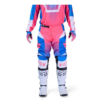 Spodnie cross FOX 180 COLLECT BLUE/PINK niebieski różowy