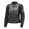 Kurtka skórzana damska HELD STREET ROCKET IV LADY BLACK/WHITE czarny biały