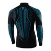 Koszulka termoaktywna REBELHORN THERM II BLACK/BLUE czarny niebieski