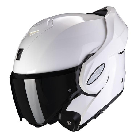 Kask szczękowy SCORPION EXO-TECH EVO SOLID WHITE biały