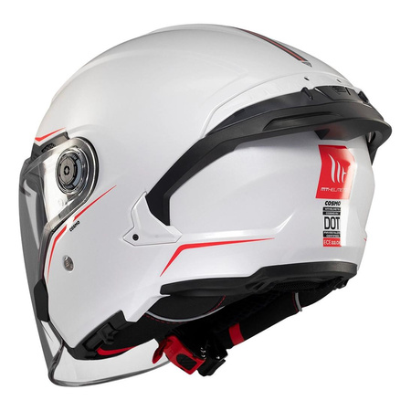 Kask otwarty MT COSMO SV SOLID GLOSS WHITE biały