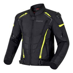 Kurtka tekstylna OZONE PULSE BLACK/FLO YELLOW czarny żółty fluo