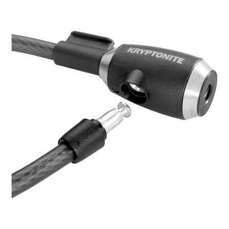 Zapięcie KRYPTONITE KRYPTOFLEX 1265 NA KLUCZ 1,2CM X 65CM czarny srebrny