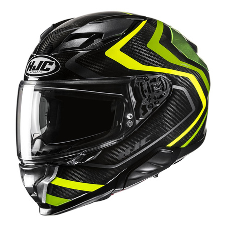 Kask integralny HJC F71 CARBON NEVIO BLACK/GREEN czarny zielony