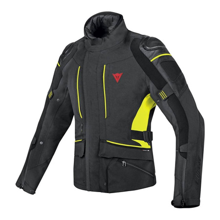 Kurtka tekstylna DAINESE D-CYCLONE GORE-TEX BLACK/YELLOW czarny żółty fluo