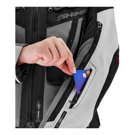Kurtka tekstylna damska SHIMA TRACKER LADY LIGHT GREY szary