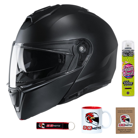 Kask szczękowy HJC I90 SEMI FLAT BLACK czarny