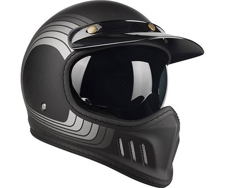 Kask integralny LAZER CROSS TT LINE BLACK/GREY czarny szary