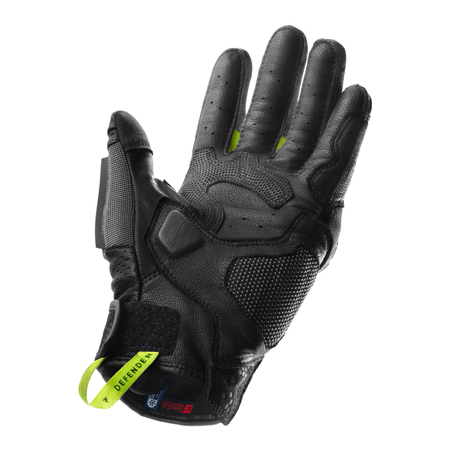 Rękawice miejskie REBELHORN DEFENDER BLACK/GREY/FLUO YELLOW czarny szary żółty fluo