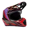 Kask cross FOX V3 RS CANVAS RED czerwony