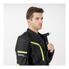Kurtka tekstylna OZONE SAHARA BLACK/FLUO YELLOW czarny żółty fluo