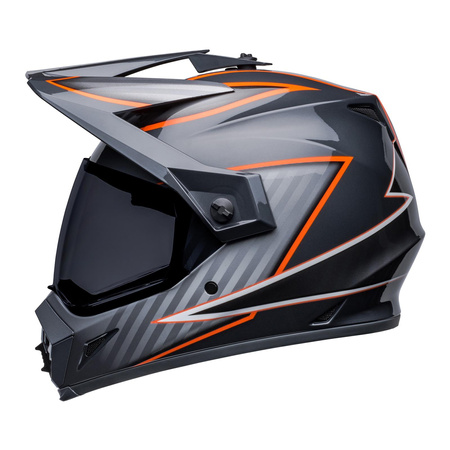 Kask integralny BELL MX-9 ADVENTURE MIPS DALTON BLACK/ORANGE czarny szary pomarańczowy
