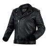 Kurtka skórzana OZONE RAMONES MODERN MATT BLACK czarny
