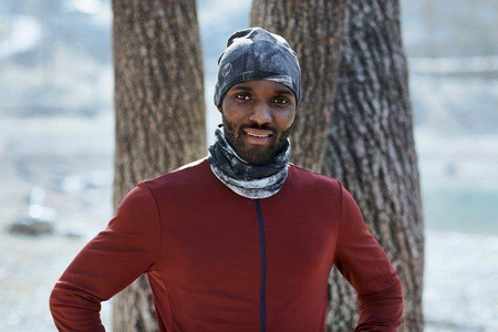 Czapka zimowa BUFF MICROFIBER & POLAR HAT US GEOLINE GREY