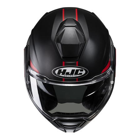 Kask szczękowy HJC I100 BEIS BLACK/RED czarny czerwony