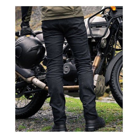 Jeansy motocyklowe KNOX RICHMOND MK3 BLACK czarny