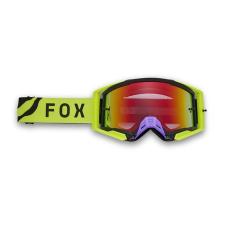 Gogle motocyklowe FOX AIRSPACE SPARK THROTTLE BLACK/YELLOW czarny żółty