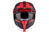 Kask otwarty MT STREETFIGHTER SV S TOTEM MATT PEARL RED czerwony szary czarny