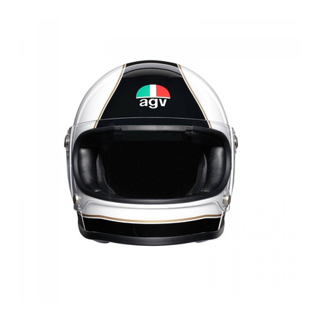 Kask integralny AGV X3000 SUPER BLACK/WHITE biały czarny