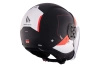 Kask otwarty MT VIALE SV S 68 UNIT MATT RED czarny biały czerwony