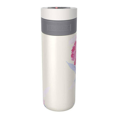 Kubek termiczny KAMBUKKA ETNA Pink Blossom 500ml biały różowy szary