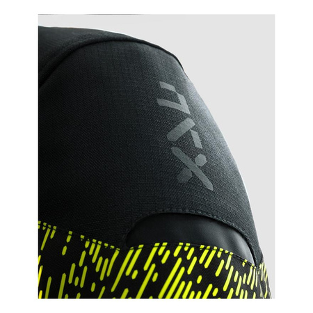 Kurtka tekstylna REBELHORN JAX BLACK/FLUO YELLOW czarny żółty fluo